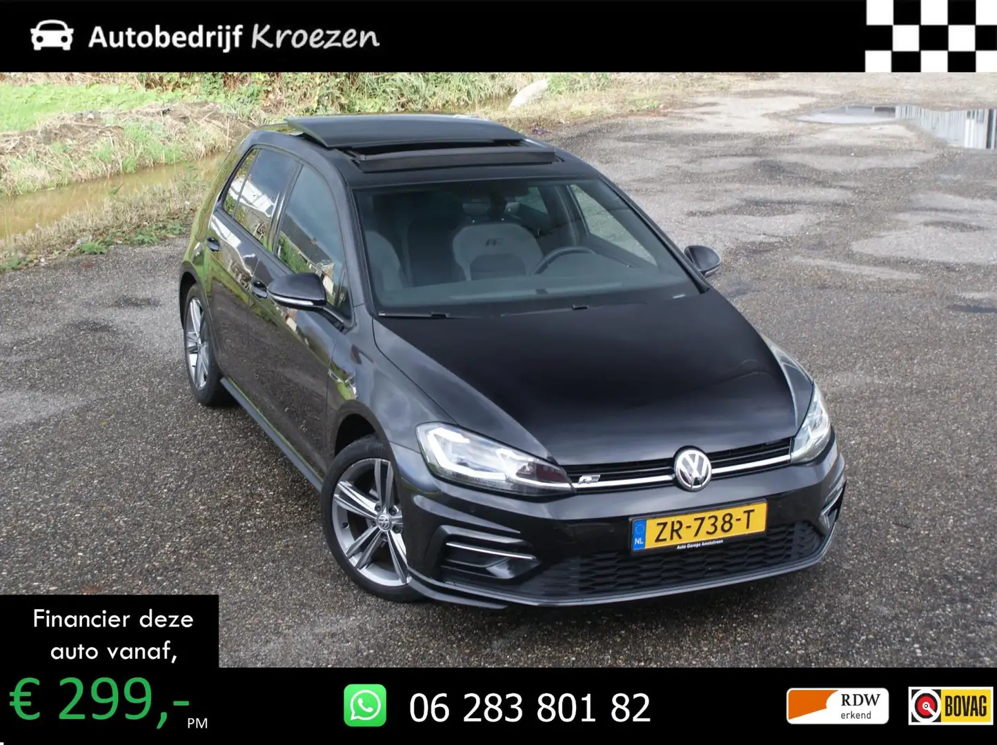 Volkswagen Golf 1.5 TSI Highline Business R-Line | Pano | ACC | Or Negro - 1