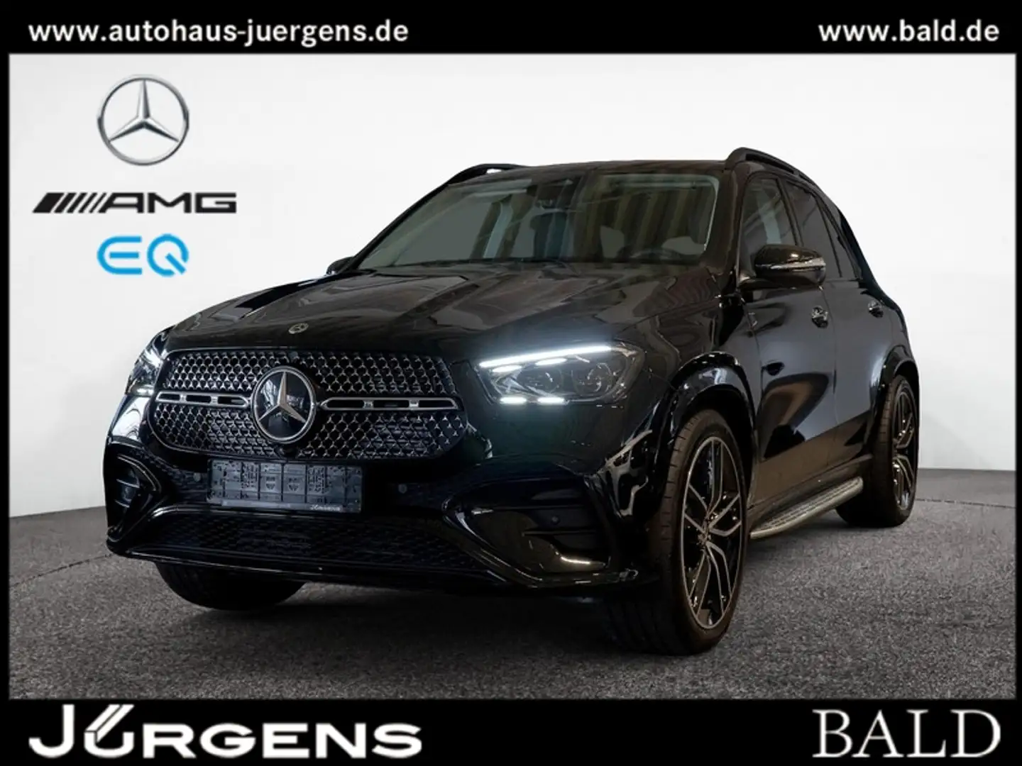 Mercedes-Benz GLE 400 e 4M AMG-Sport/ILS/Pano/Burm/Memo/Night Zwart - 1