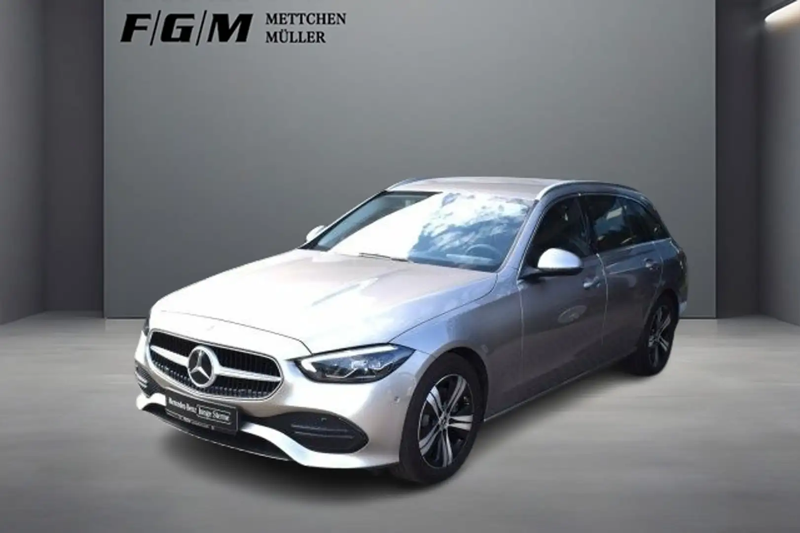 Mercedes-Benz C 180 T Avantgarde +MBUX+LED+Navi+Cam+Ambiente srebrna - 1