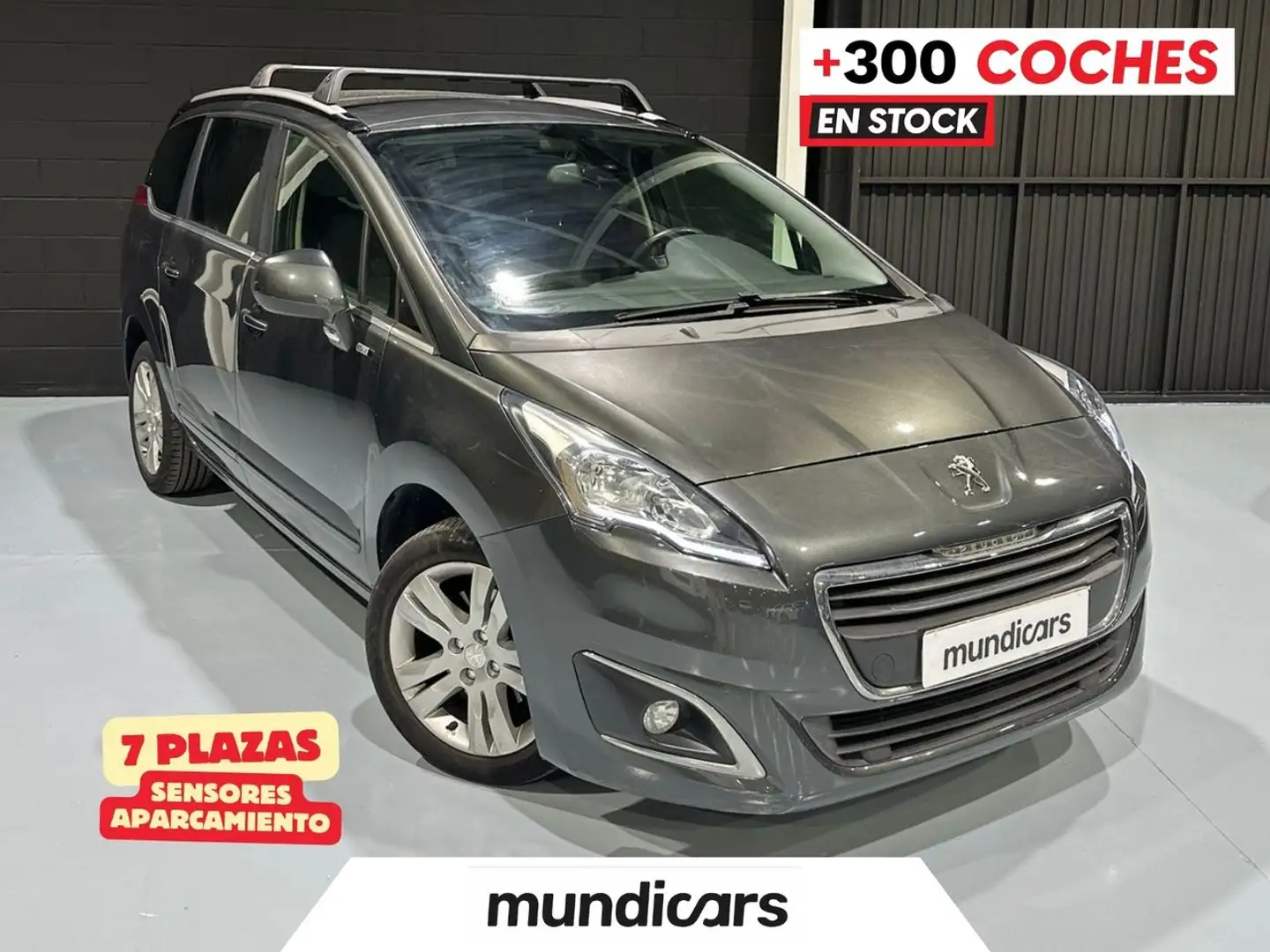 Peugeot 5008 1.6 BlueHDi Style 7 pl. 120 Gris - 1