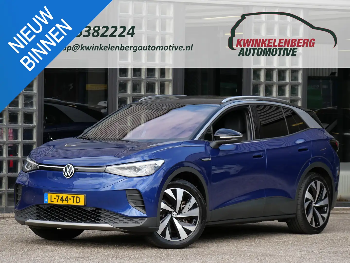 Volkswagen ID.4 1ST 77 kWh/ WEGKL. TREKHAAK/ CAMERA/ LED KOPLAMPEN Blauw - 1