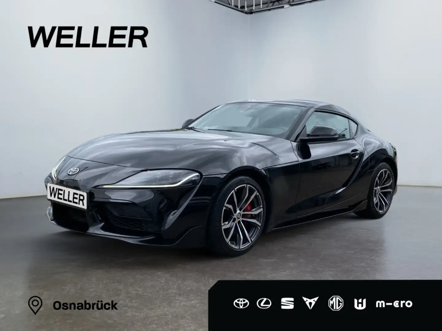 Toyota Supra GR 2.0 Dynamic *HUD*JBL*Sperrdiff*Leder*CAM* Noir - 1