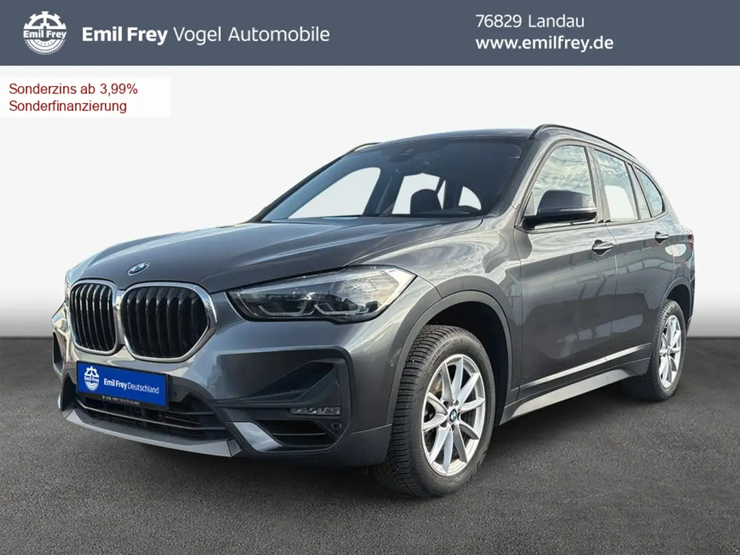 BMW X1 sDrive18i Advantage Gris - 1