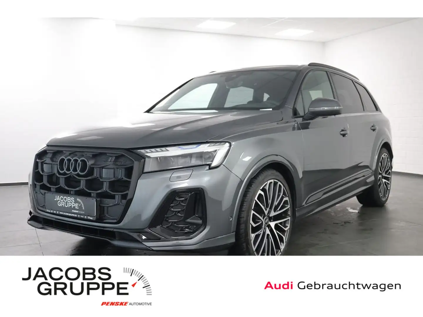 Audi Q7 50 TDI quattro S-line Navi,HD-Matrix,HUD,A Grau - 1