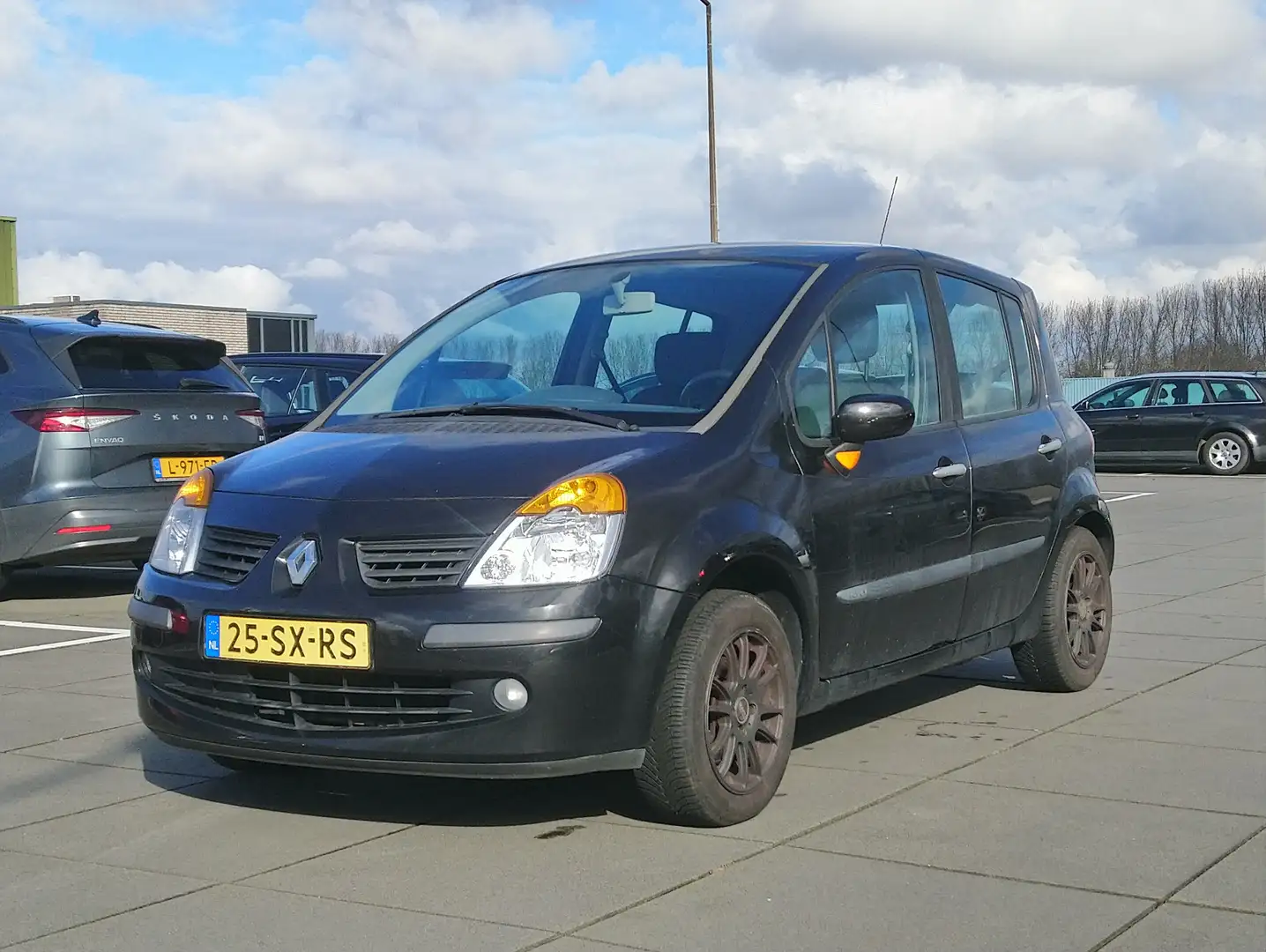 Renault Modus €1799,-16-16V Auth. Nwe Apk Airco Trekhaak Nap Zwart - 1
