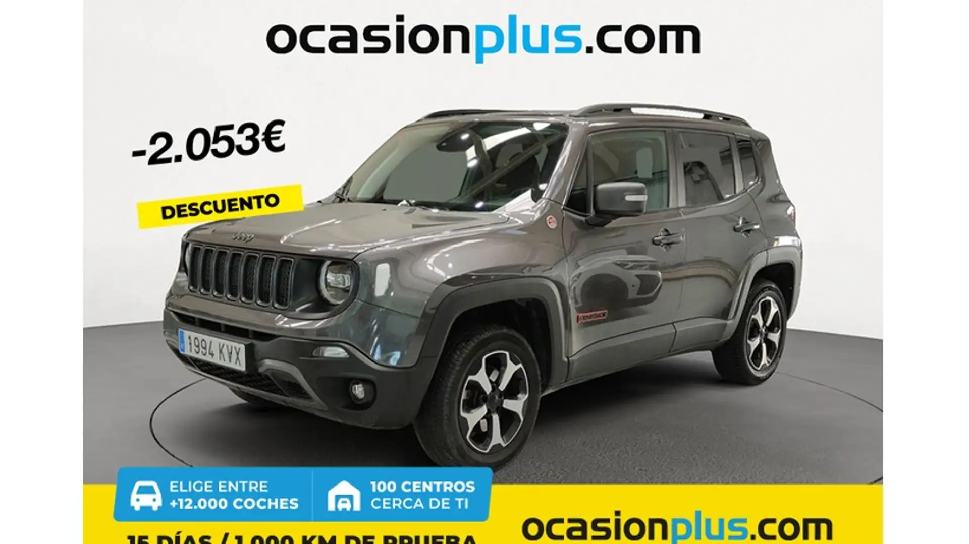 Jeep Renegade 2.0Mjt Trailhawk 4x4 Low Auto 170 Gris - 1