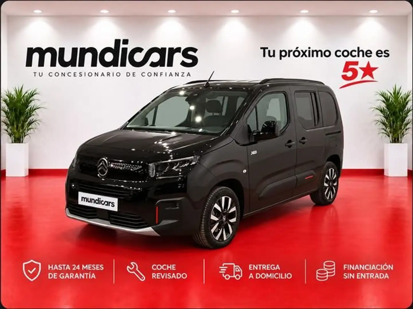 Citroen Berlingo Talla M BlueHDi 130 S&S MAX Auto Negro - 1