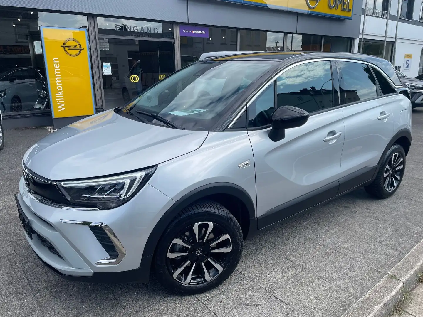 Opel Crossland X Crossland Elegance AHK Automatik +2 J.GARANTIE+ Silber - 1