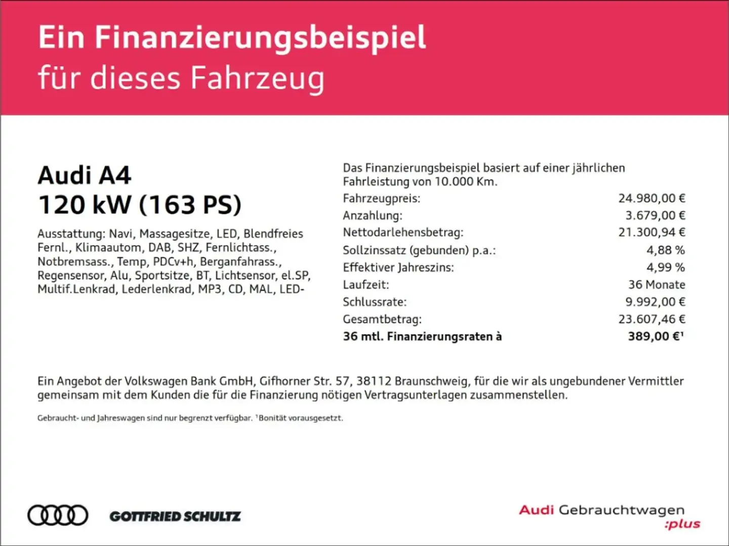 Audi A4 Avant 35 TDI S-tronic NAVI PDC MASSAGESITZ LED Schwarz - 2