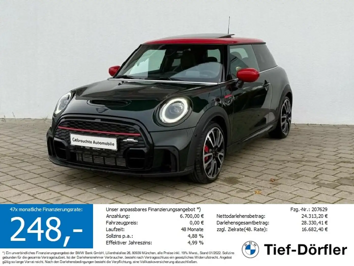 MINI John Cooper Works SAG HUD/LED/NAV/hk/PANO/CAM Grün - 1