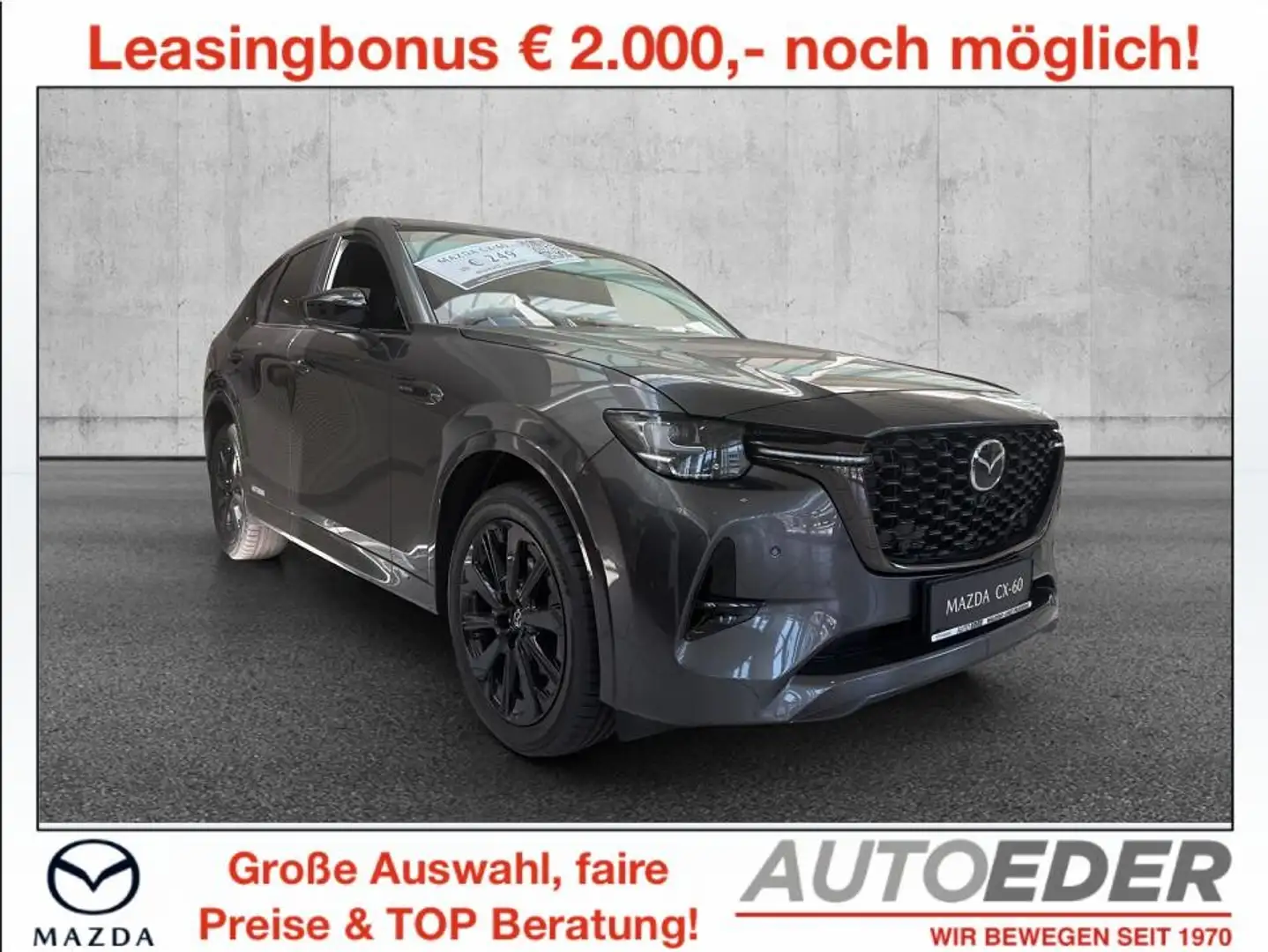 Mazda CX-60 3.3L e-SKYACTIV D AWD HOMURA Aut. Grau - 1