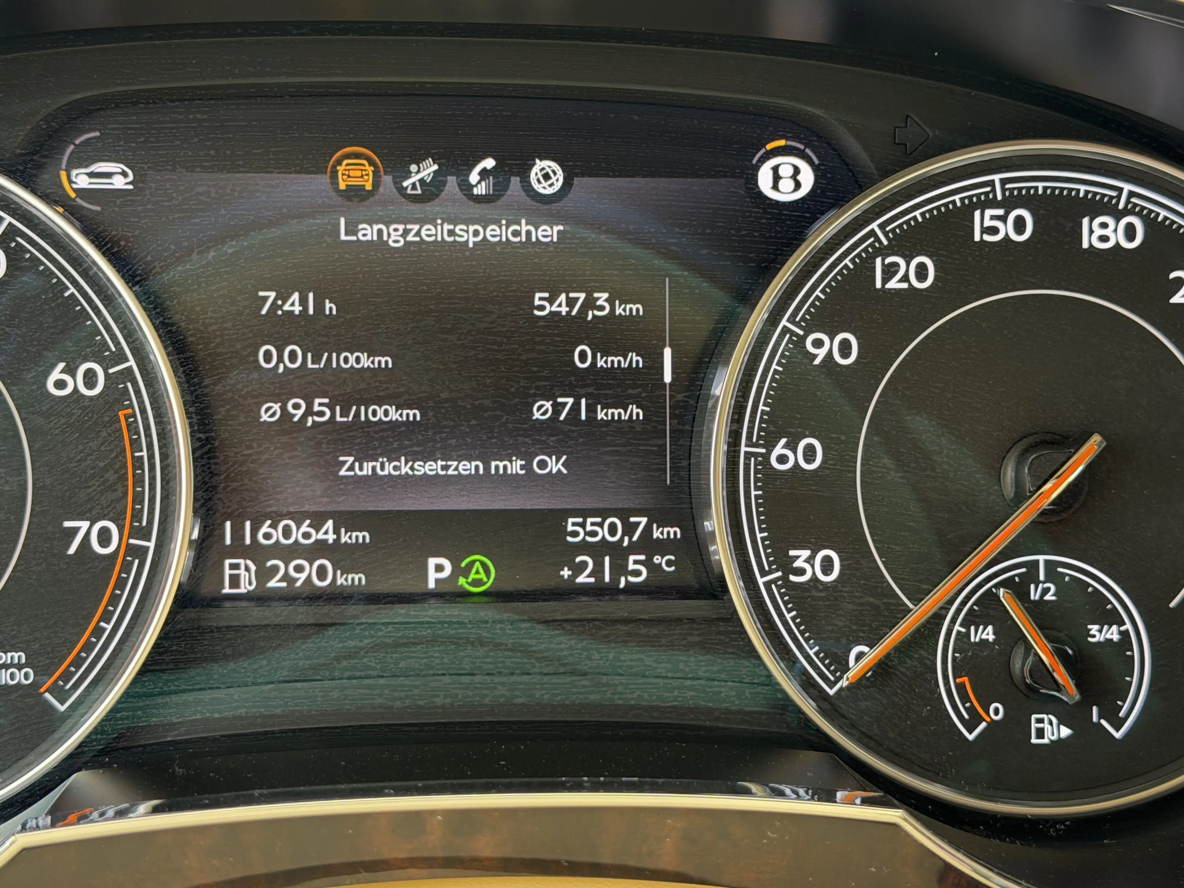 Bentley Bentayga Deutsches Fahrzeug Nachtsicht*Panorama* — photo 15