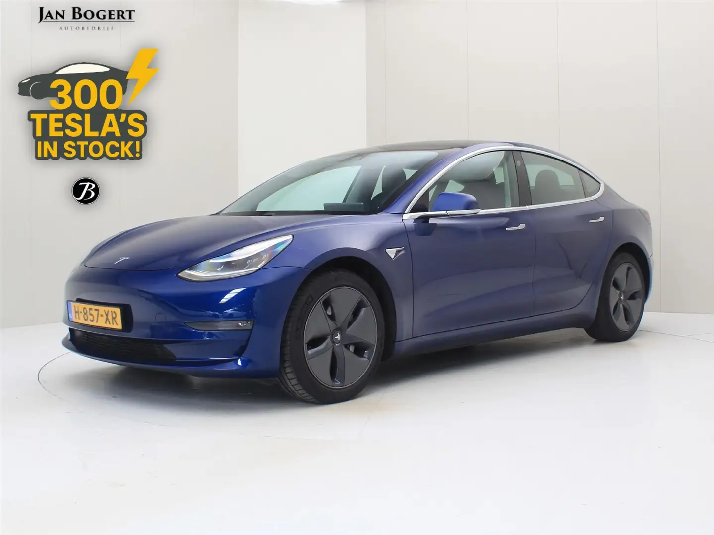 Tesla Model 3 Long-Range AWD 351pk 75 kWh [ TREKHAAK+AUTOPILOT+6 Blauw - 1