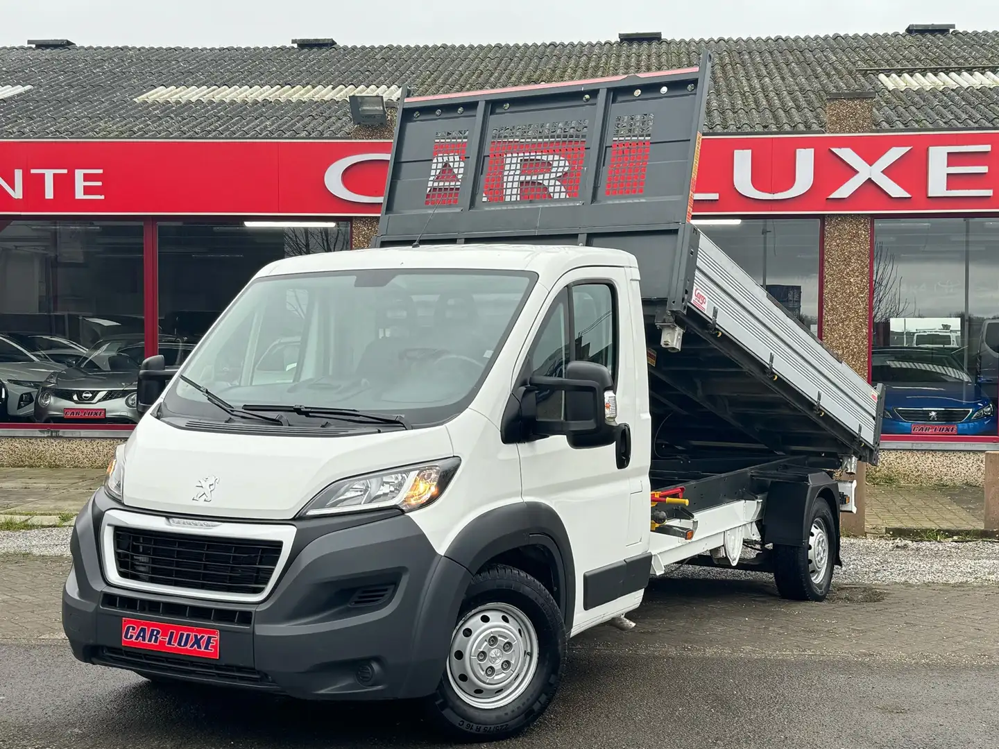 Peugeot Boxer 2.O HDi L3H2 PLATEAU BASCULANT TRIBENNE Blanc - 1