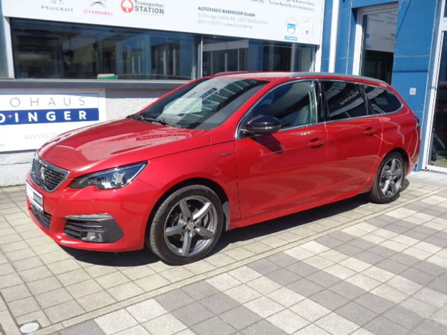 Peugeot 308 SW GT Line BHDI130  Automatik Rot - 1