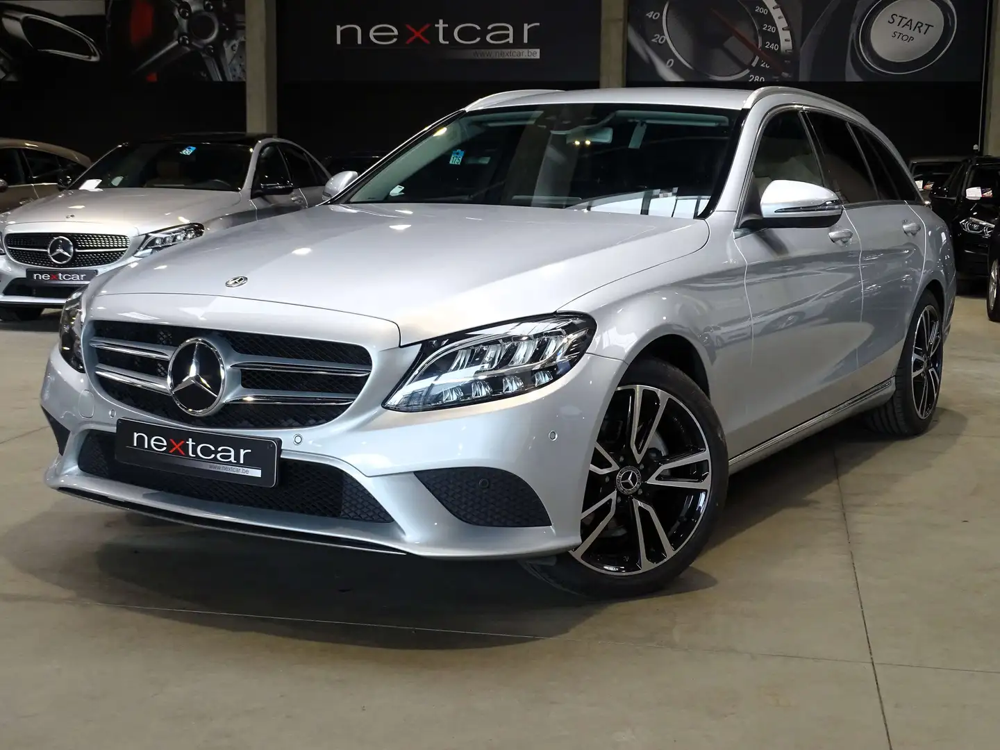 Mercedes-Benz C 180 d Break 9GTRONIC Facelift **FULL LED-CUIR/TISSUS** Argent - 1