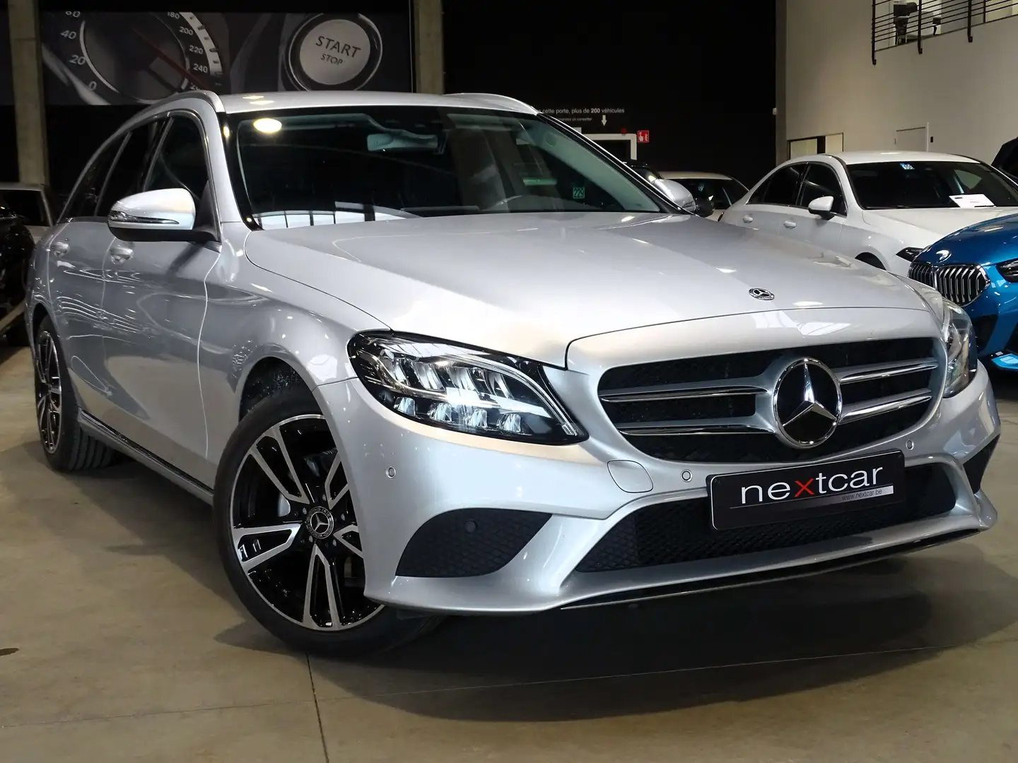 Mercedes-Benz C 180 d Break 9GTRONIC Facelift **FULL LED-CUIR/TISSUS** Argent - 2