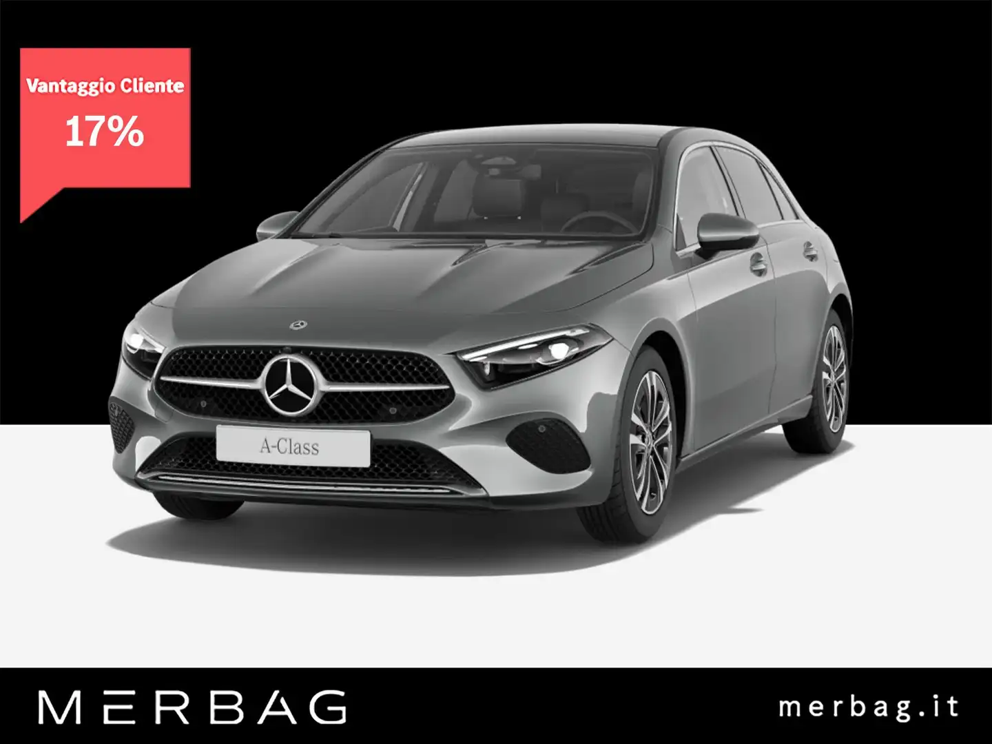 Mercedes-Benz A 180 180 d Automatic Progressive Advanced Grigio - 1