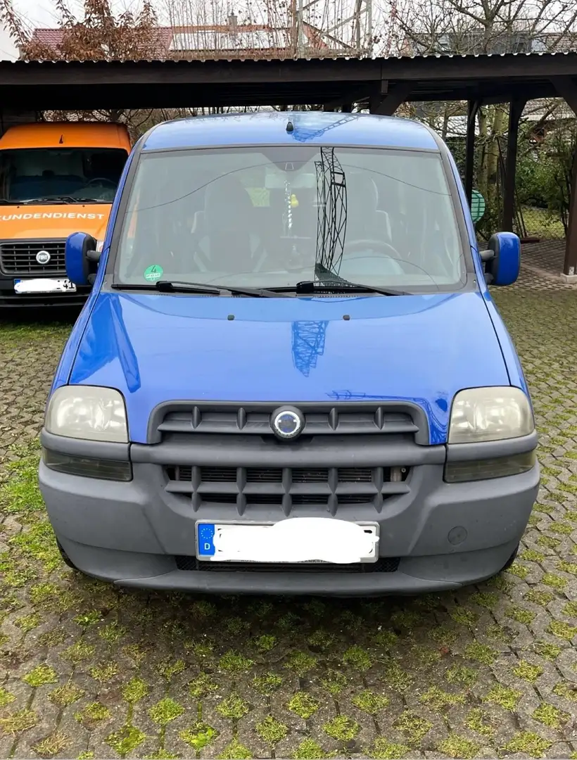 Fiat Doblo 1.9 JTD ELX TÜV, AHK, VB Niebieski - 1