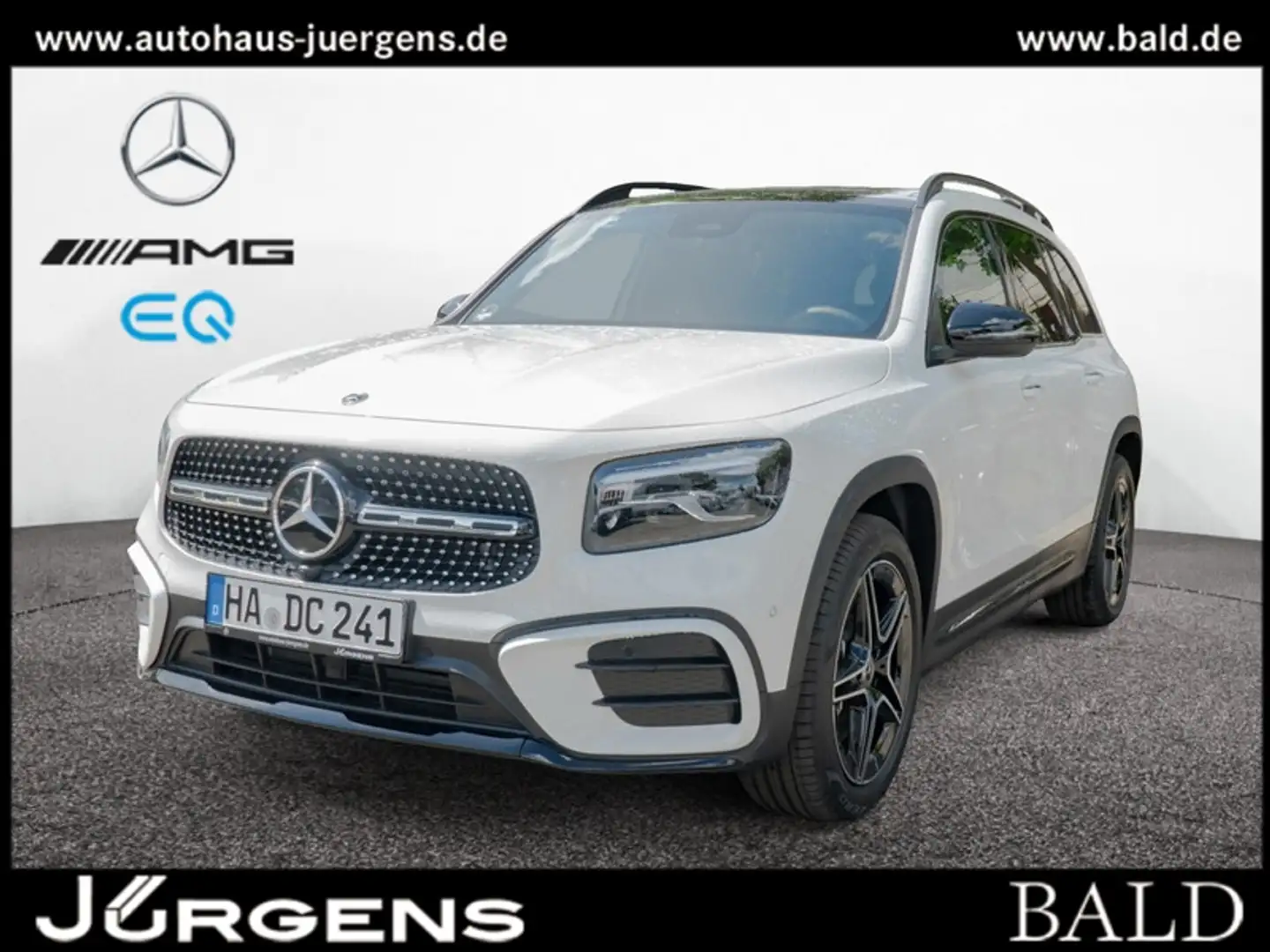 Mercedes-Benz GLB 250 4M AMG-Sport/Pano/Burm/AHK/Night/7Sitzer Biały - 1