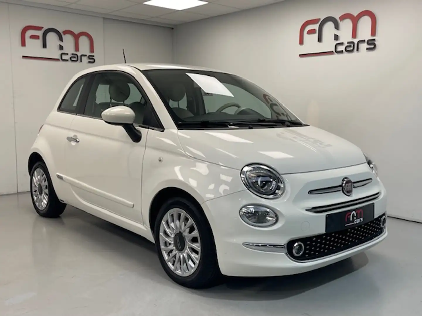 Fiat 500 1.2i bwj2019/ 74.000km Airco Cruise Garantie Blanc - 1