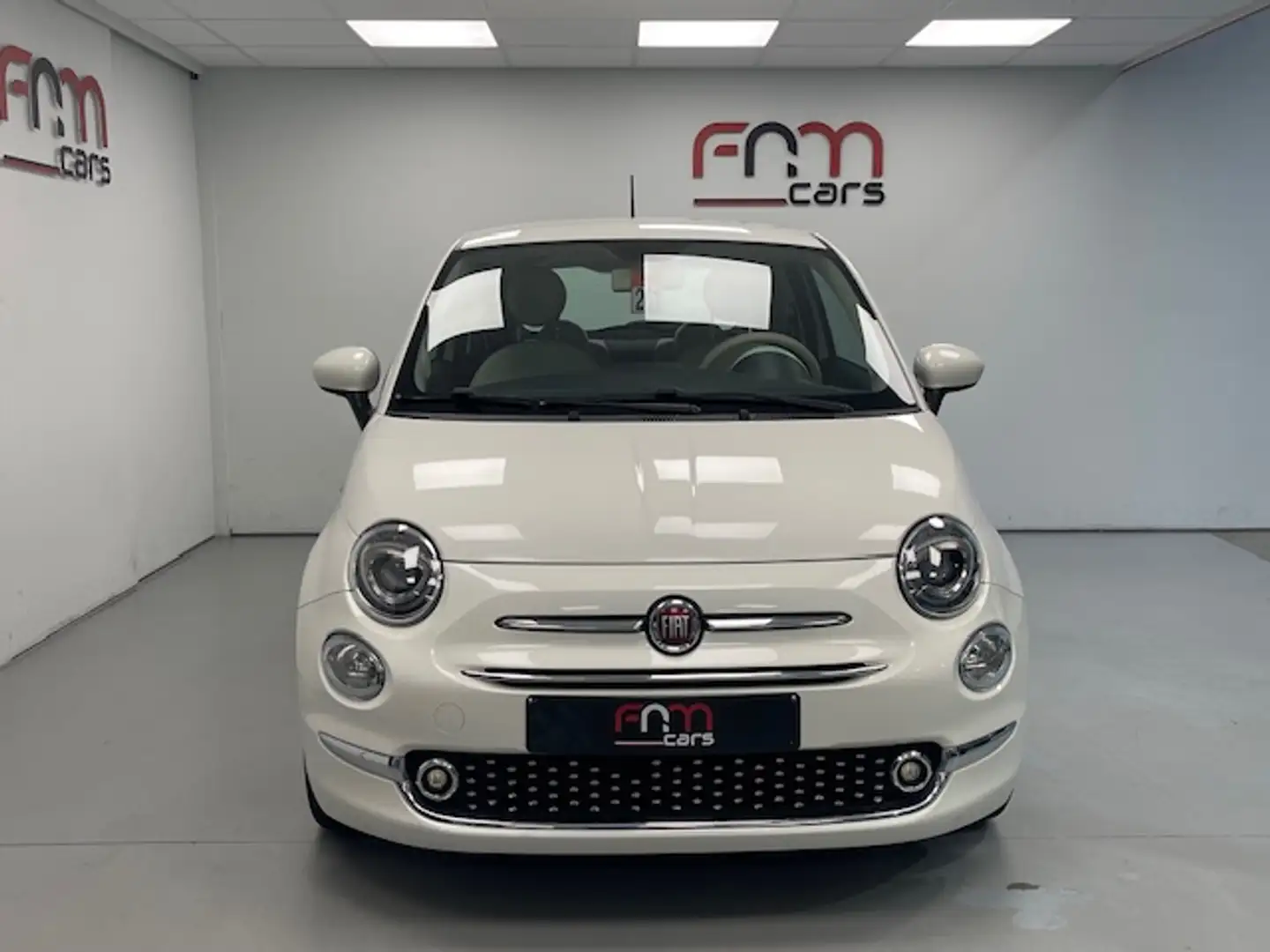 Fiat 500 1.2i bwj2019/ 74.000km Airco Cruise Garantie Blanc - 2