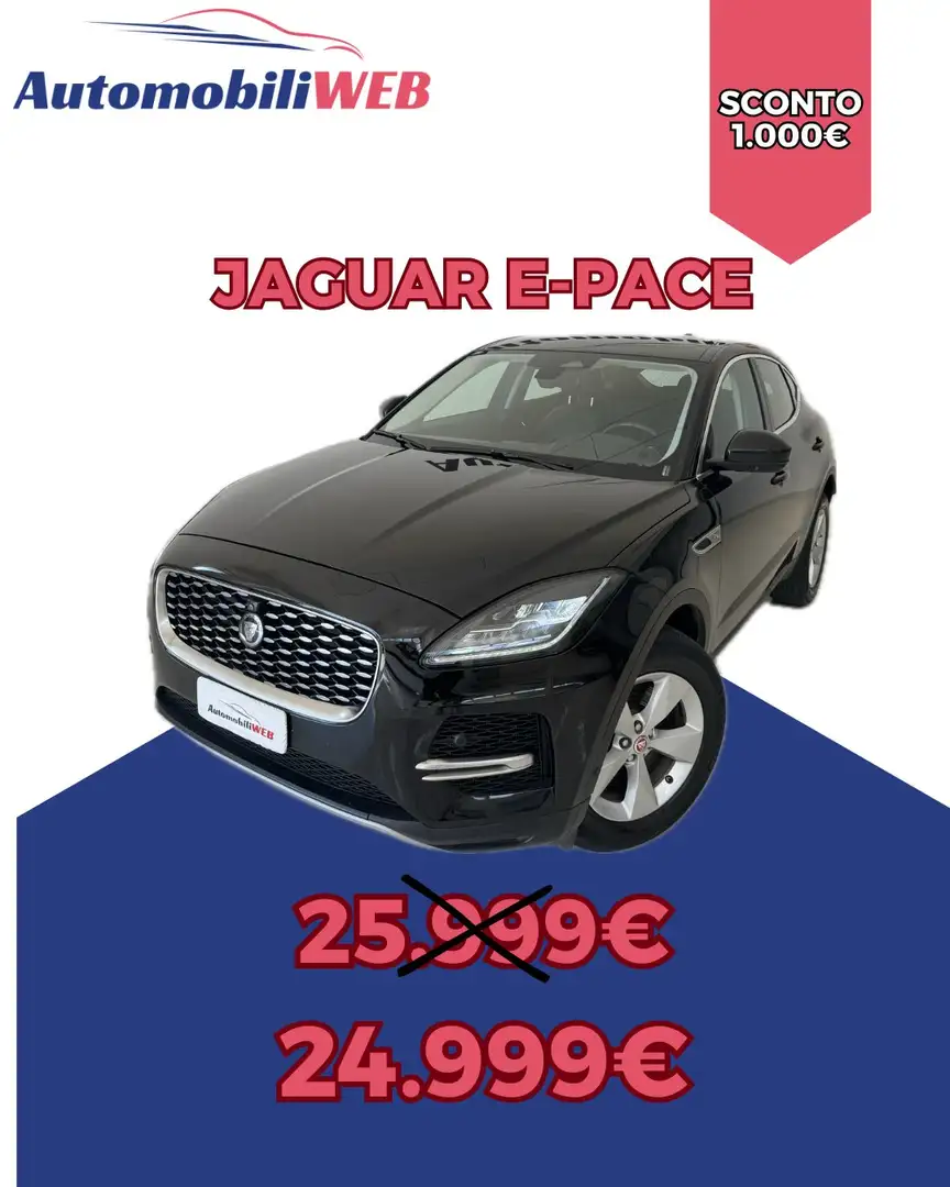 Jaguar E-Pace 2.0d  mhev 4 awd 163cv. Nero - 1