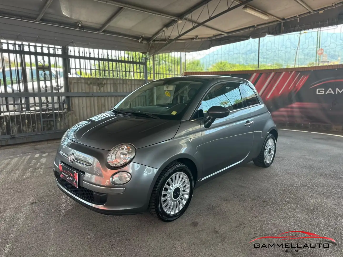Fiat 500 500 1.2 Lounge 69cv Tetto Panorama Gris - 2
