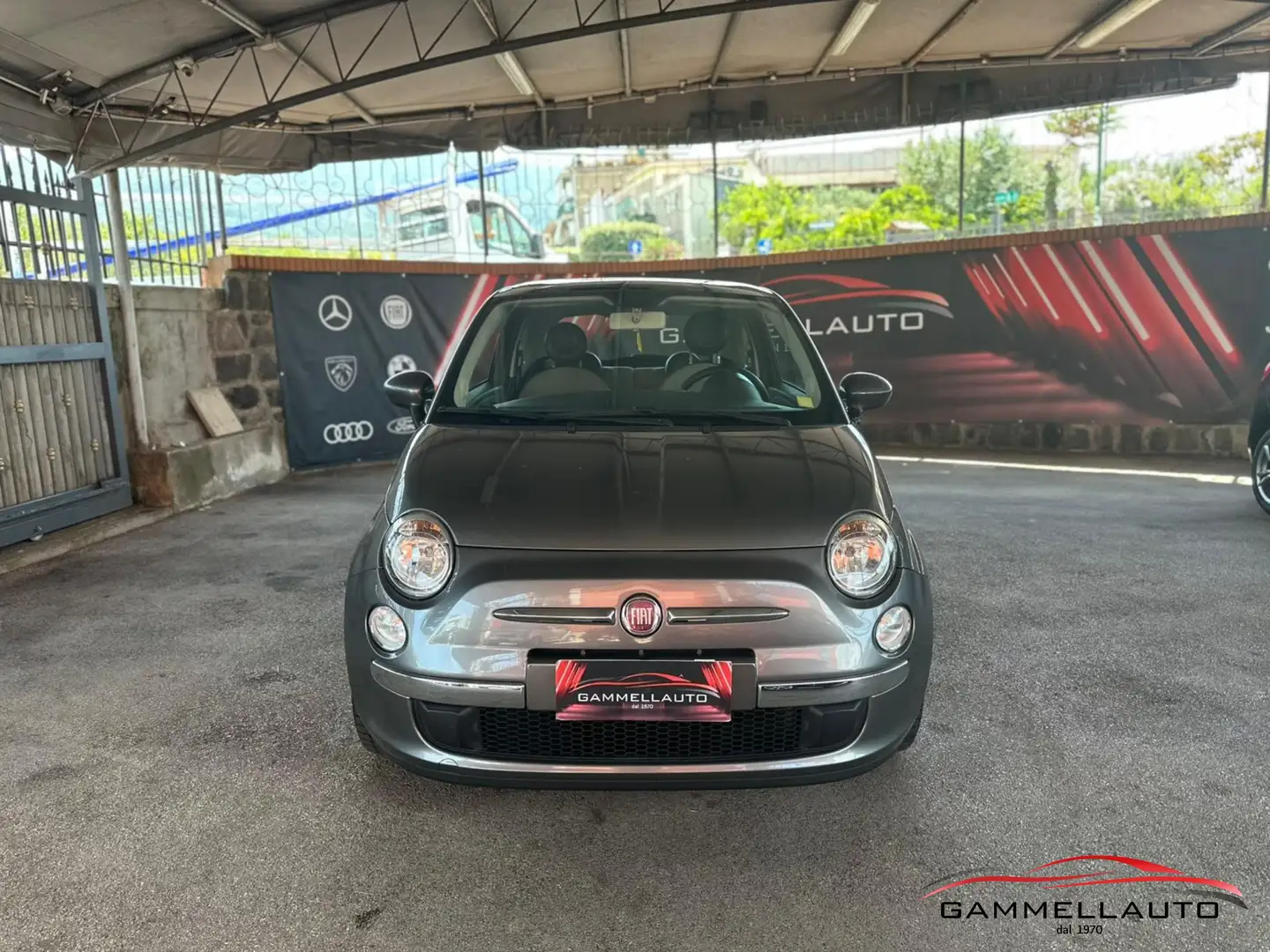 Fiat 500 500 1.2 Lounge 69cv Tetto Panorama Gris - 1