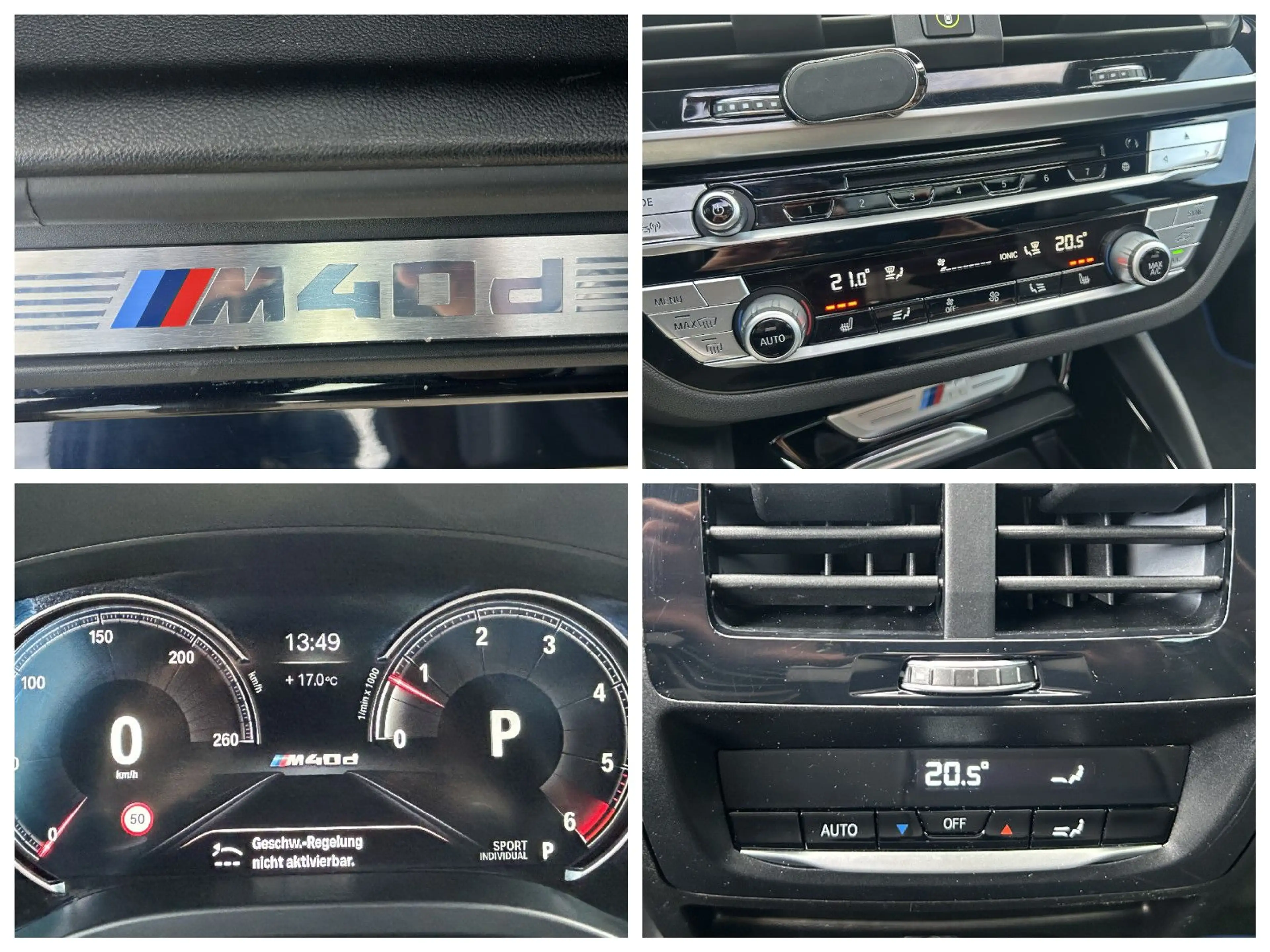 BMW X4 M40 d Pano Black Display Key Gestiks. AHK 21" — photo 12