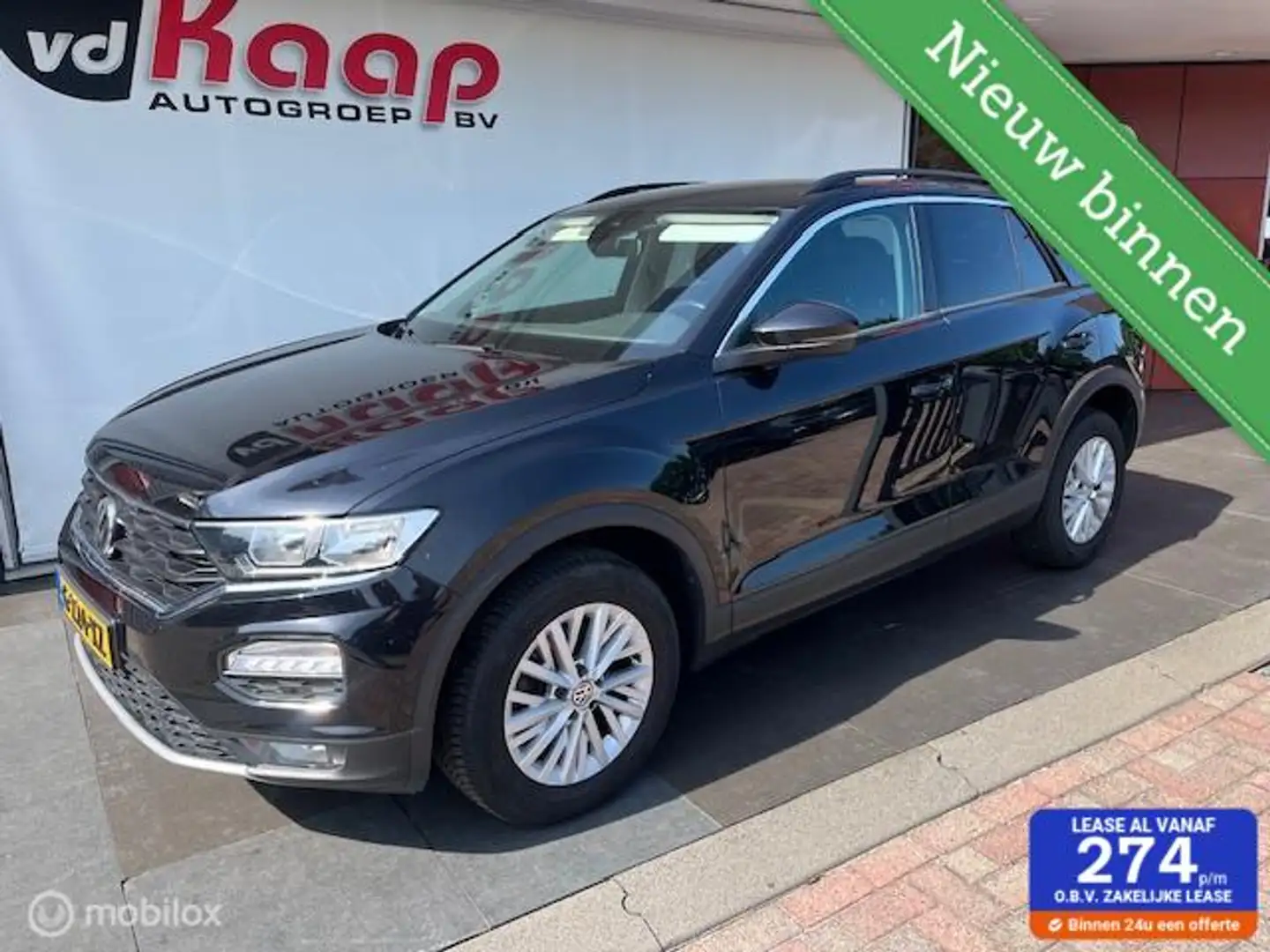 Volkswagen T-Roc 1.0 TSI Style Zwart - 1