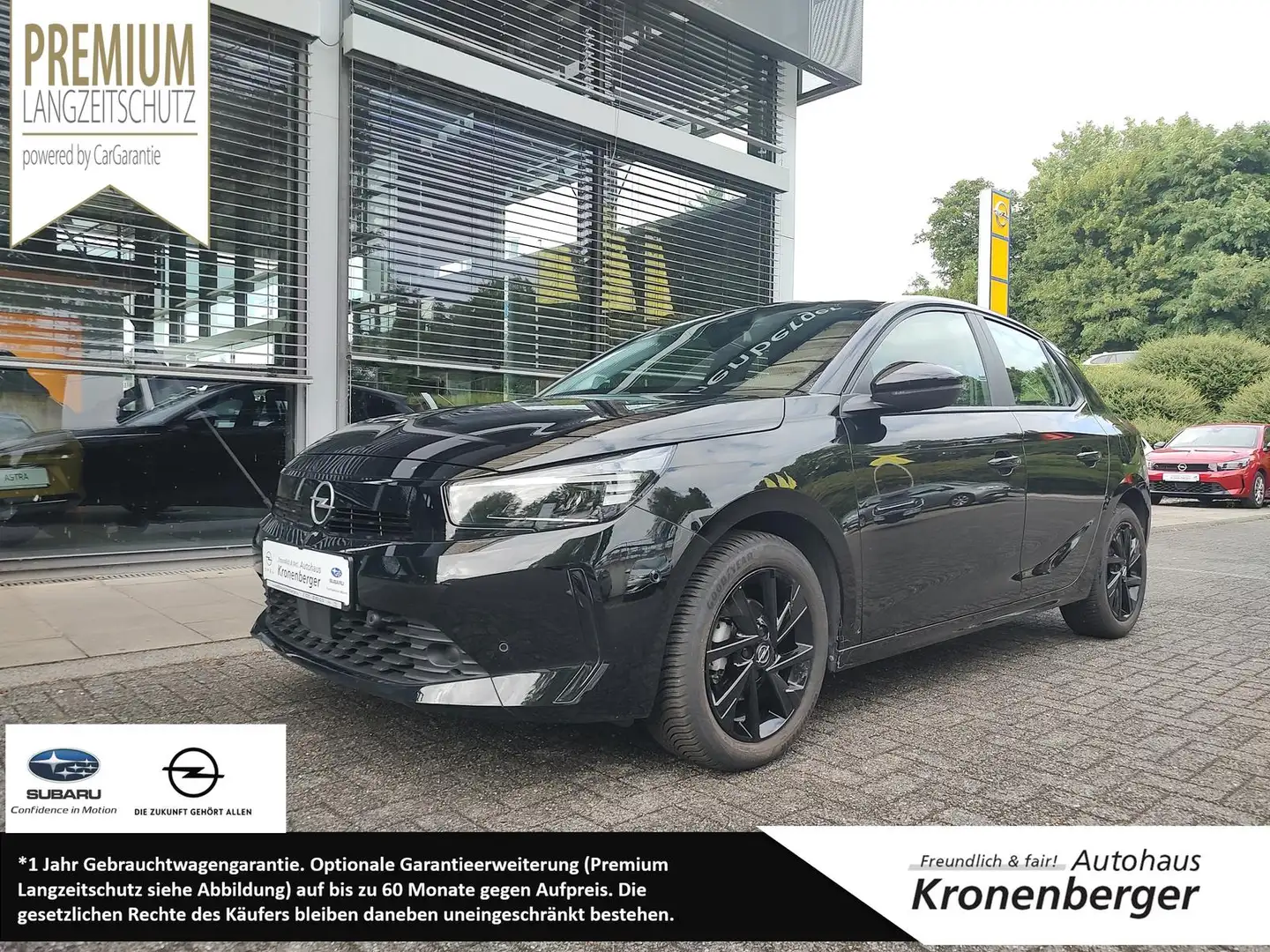 Opel Corsa F 1.2 PDC RKamera SHZ AppleCarplay Zwart - 1