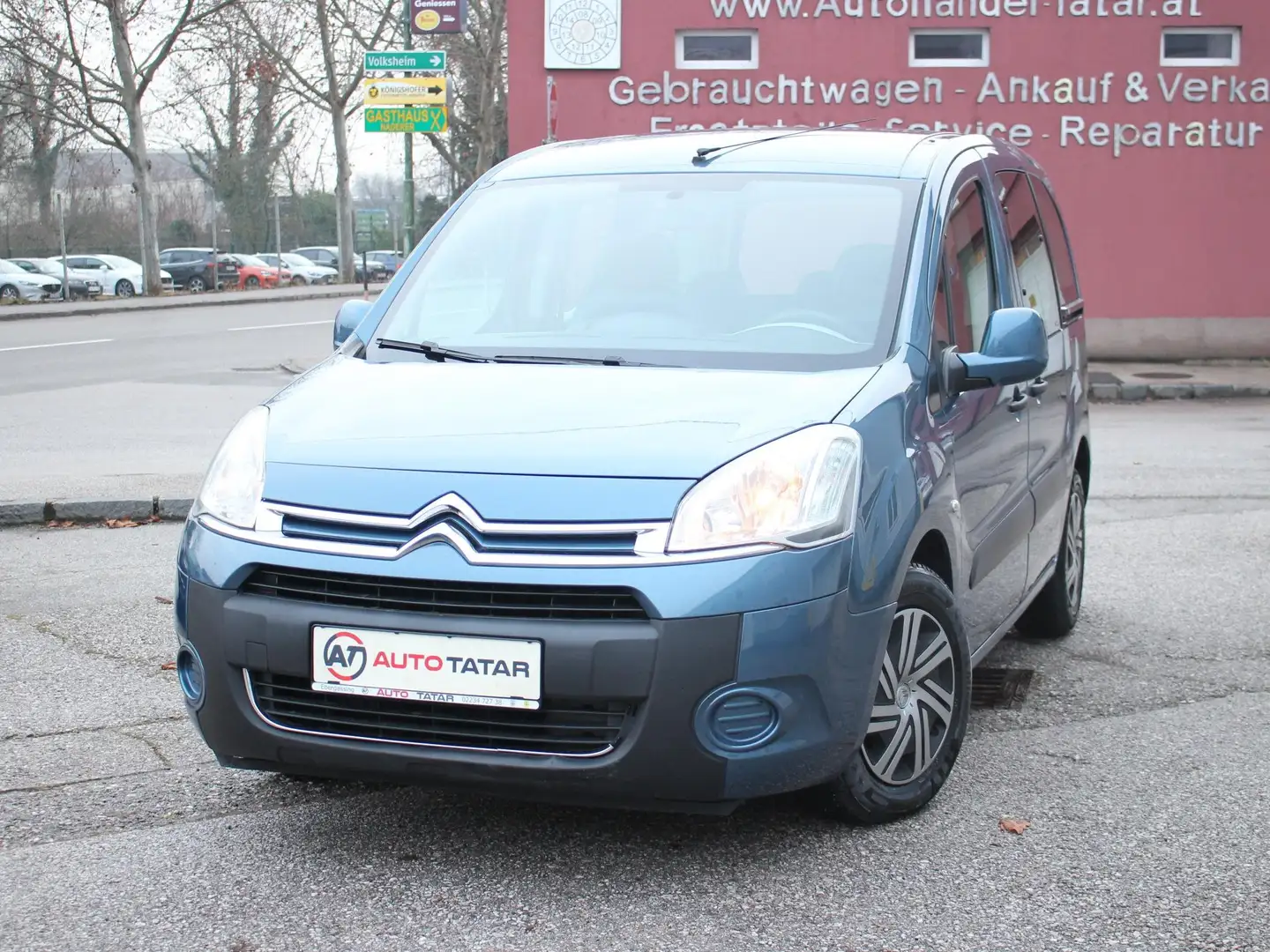 Citroen Berlingo Automatik Erstbesitz|erst 89.140 km|ab mtl.130€ Blau - 1