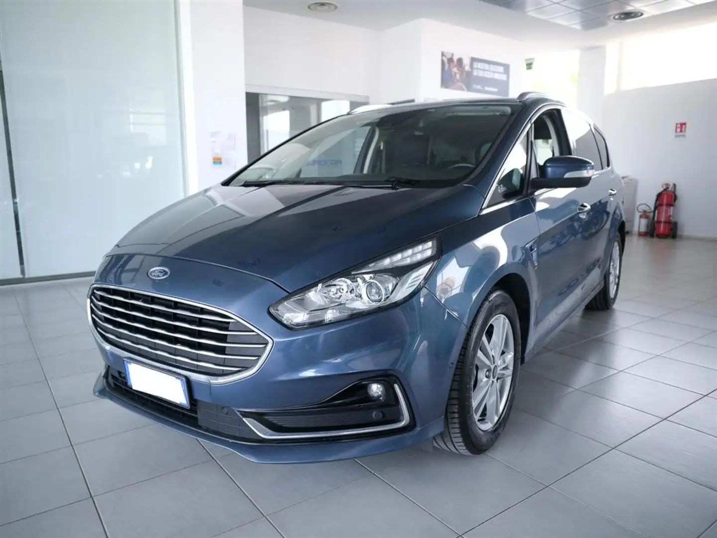 Ford S-Max 2.0 tdi 150cv Titanium Business S-tronic 7 POSTI Blu/Azzurro - 1