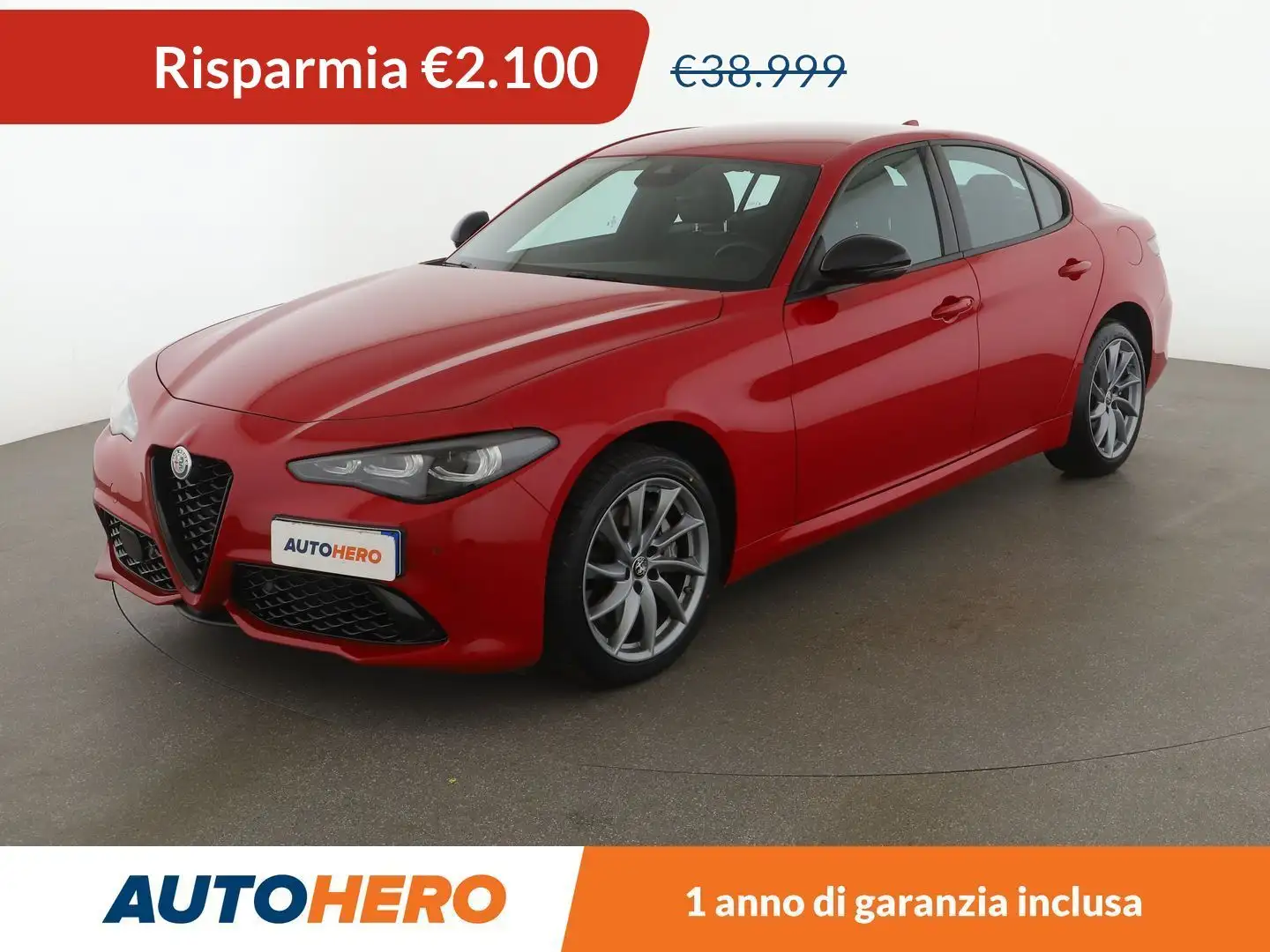 Alfa Romeo Giulia 2.0 Turbo Sprint 280 CV AT8 AWD Q4 Rosso - 1