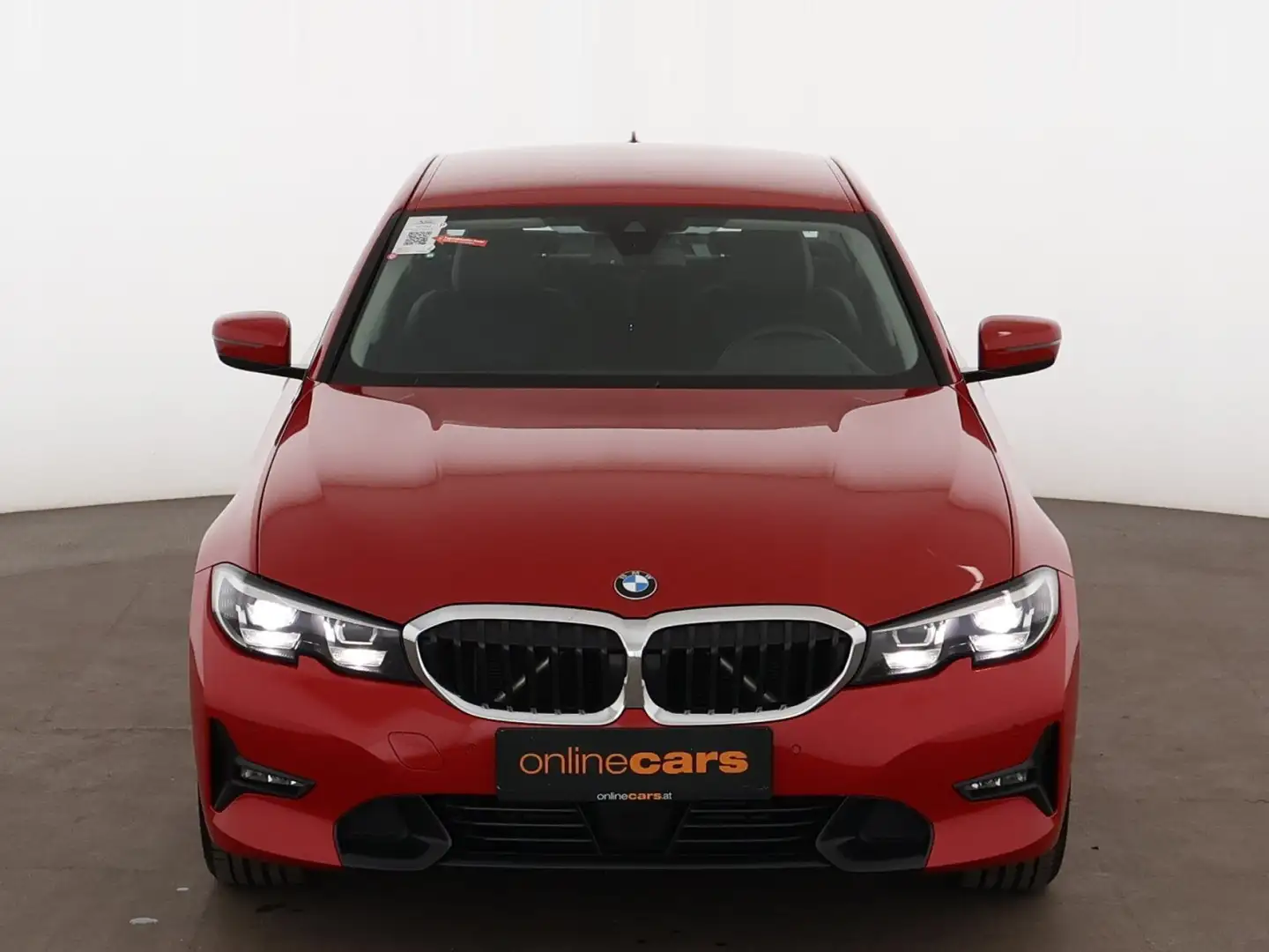 BMW 320 i Limousine Sport Line Aut LED RADAR LEDER NAV Rot - 2