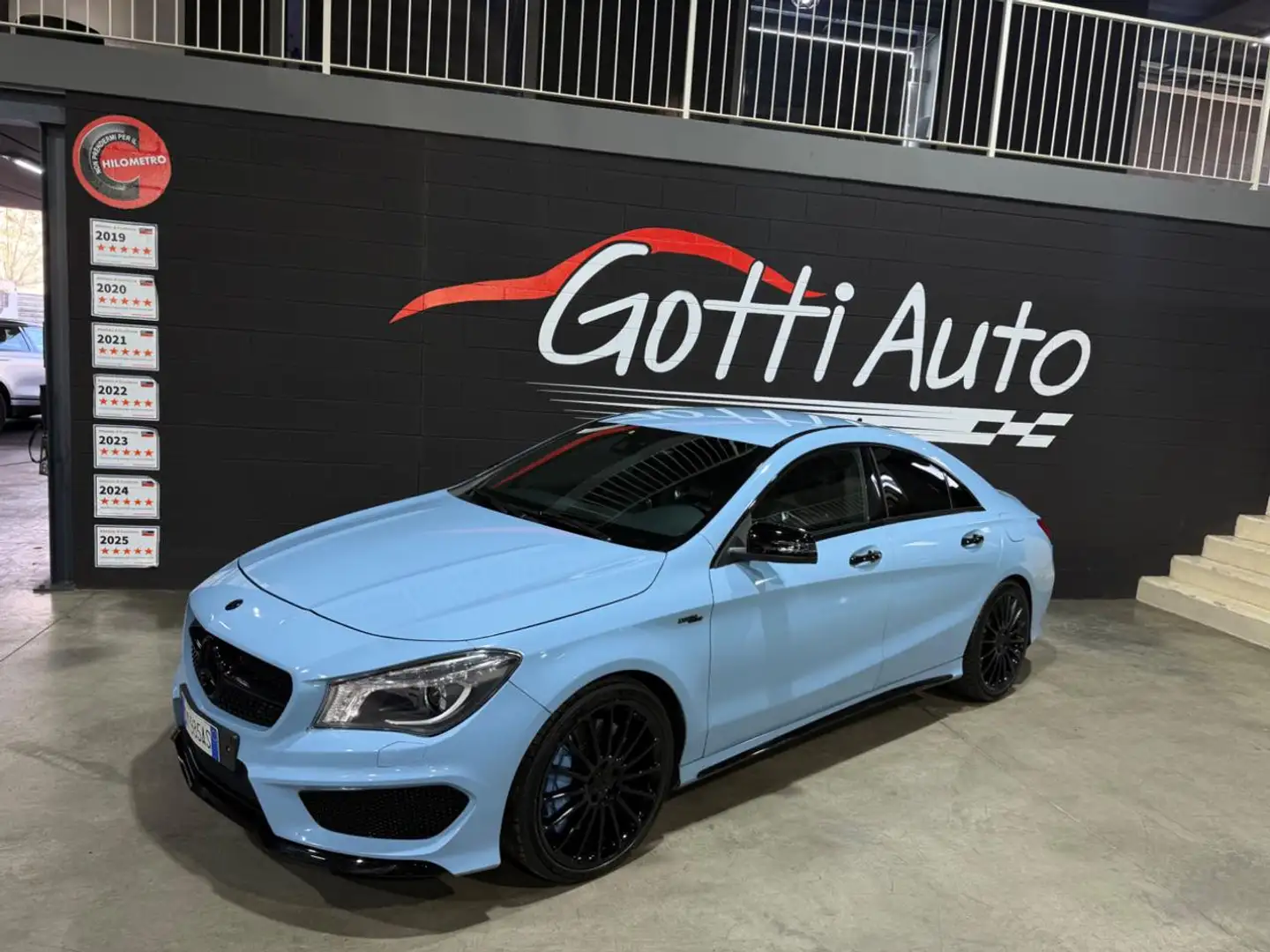 Mercedes-Benz CLA 45 AMG SEDILI RECARO APPLE CAR PLAY WRAP TIFFANY Blau - 1