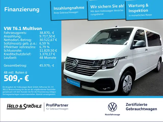 Volkswagen T6.1 Multivan FAMILY 2.0 TDI AHK KAM PDC SHZ APP