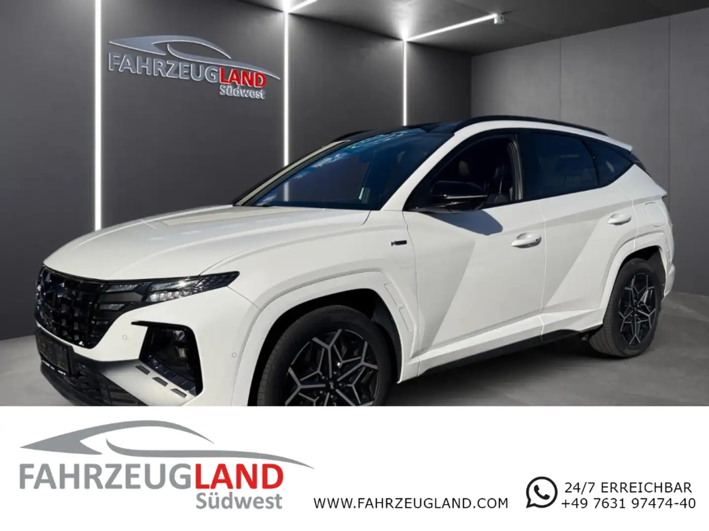 Hyundai TUCSON N Line Plug-In Hybrid 4WD Navi Pano Rückkmr. Memor Blanc - 1