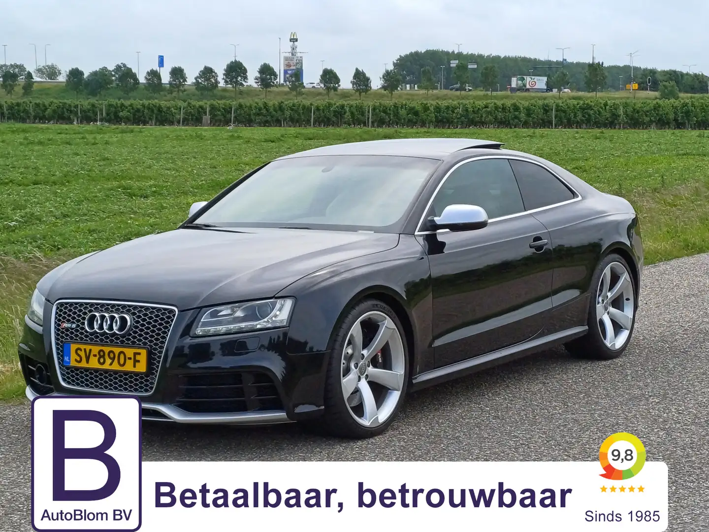 Audi RS5 A5 Coupé 4.2 V8 Quattro 451PK /Pano/Leder/B&O/Navi Negro - 1