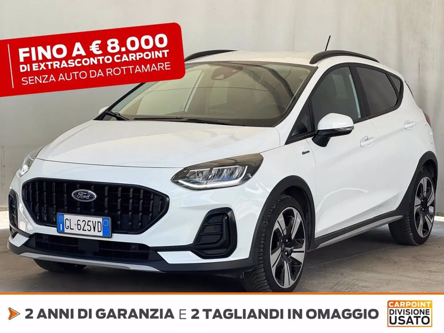 Ford Fiesta active 1.0 ecoboost h x 125cv Bianco - 1