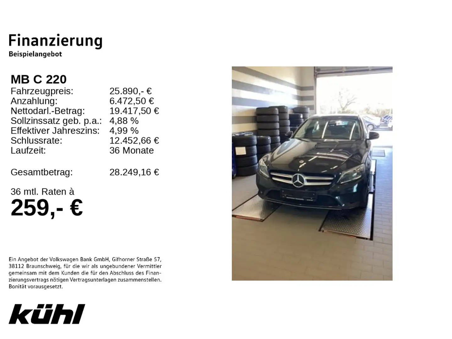 Mercedes-Benz C 220 d T Avantgarde Navi,AHK,Pano Schwarz - 2