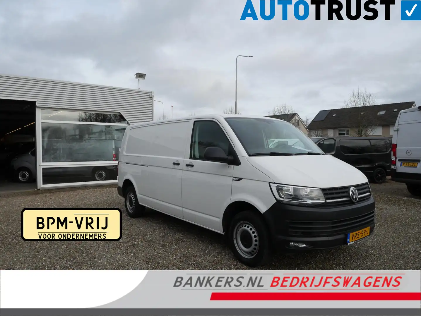 Volkswagen T6.1 Transporter 2.0 TDI 150PK, L2H1, Airco Blanc - 1