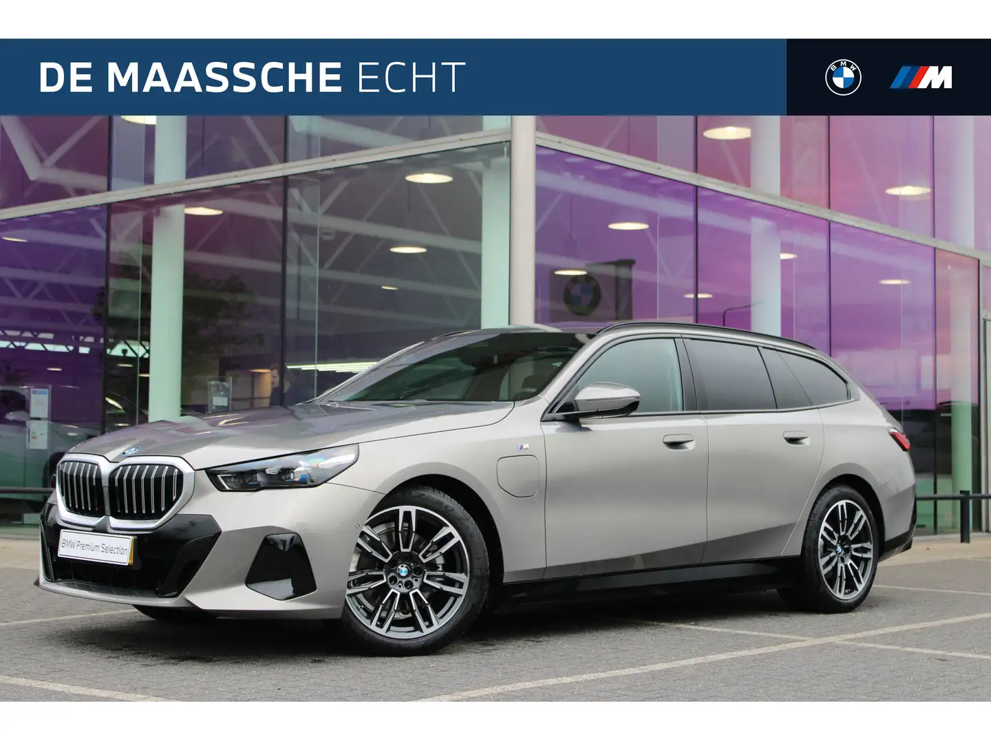 BMW 530 5 Serie Touring 530e M Sport M Sport Automaat / Pa Gris - 1