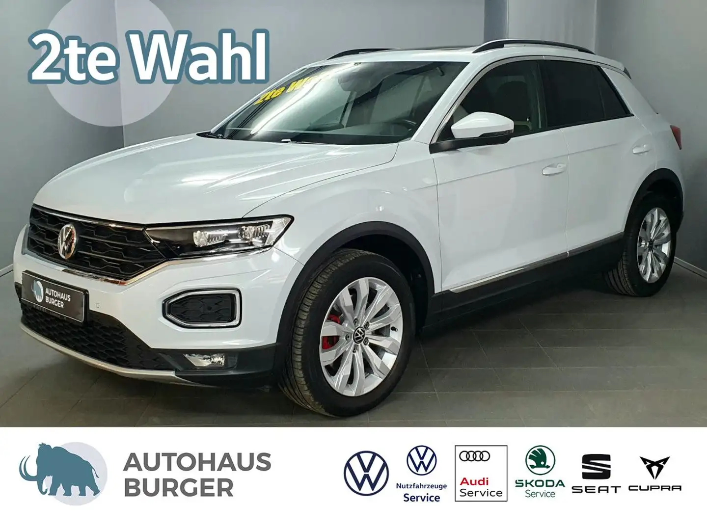 Volkswagen T-Roc sport 2.0TSI DSG 4mot. 2te Wahl/AHK/ACC Navi Plateado - 1