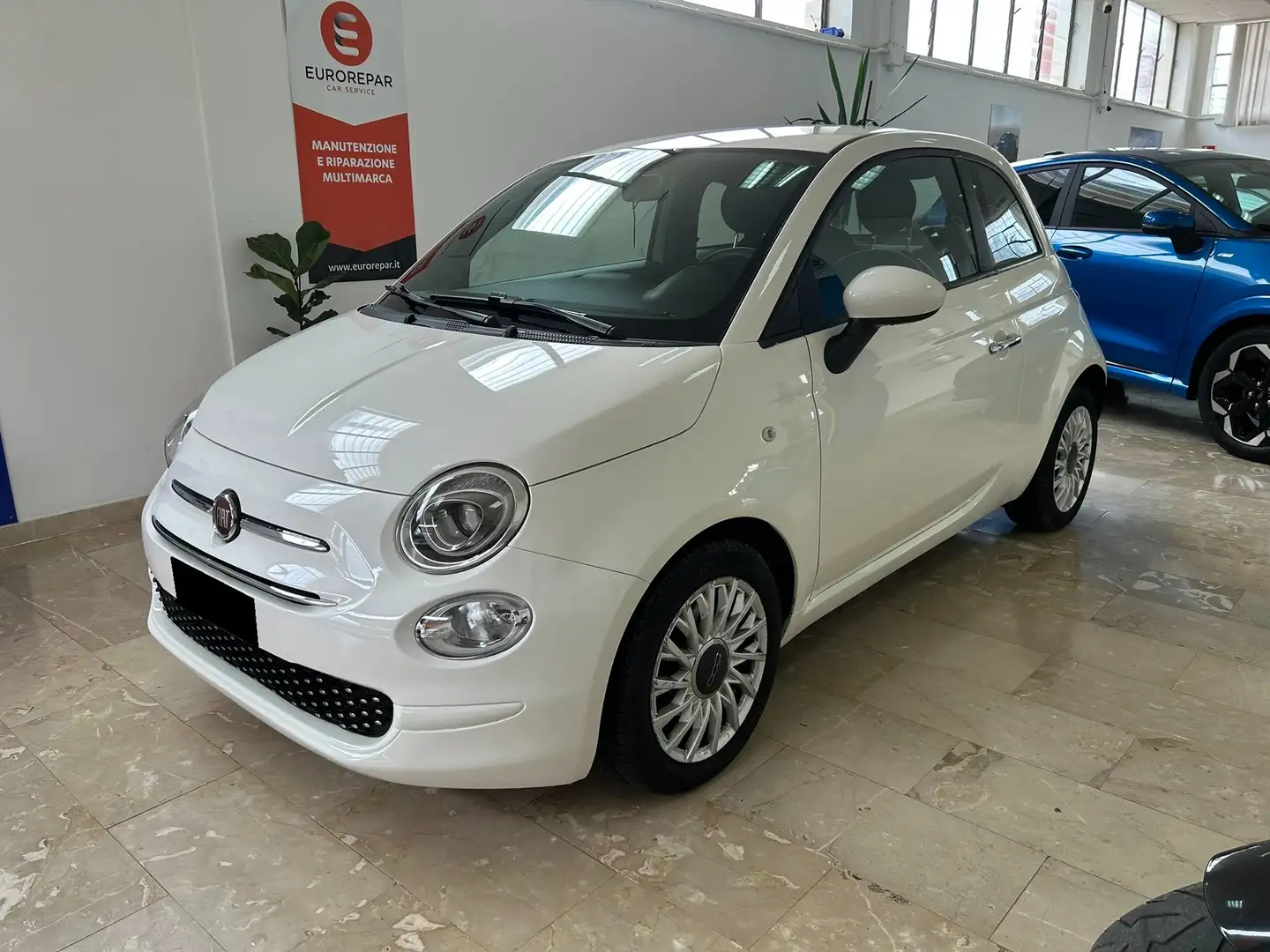 Fiat 500 1.0 hybrid Lounge 70cv Blanc - 1
