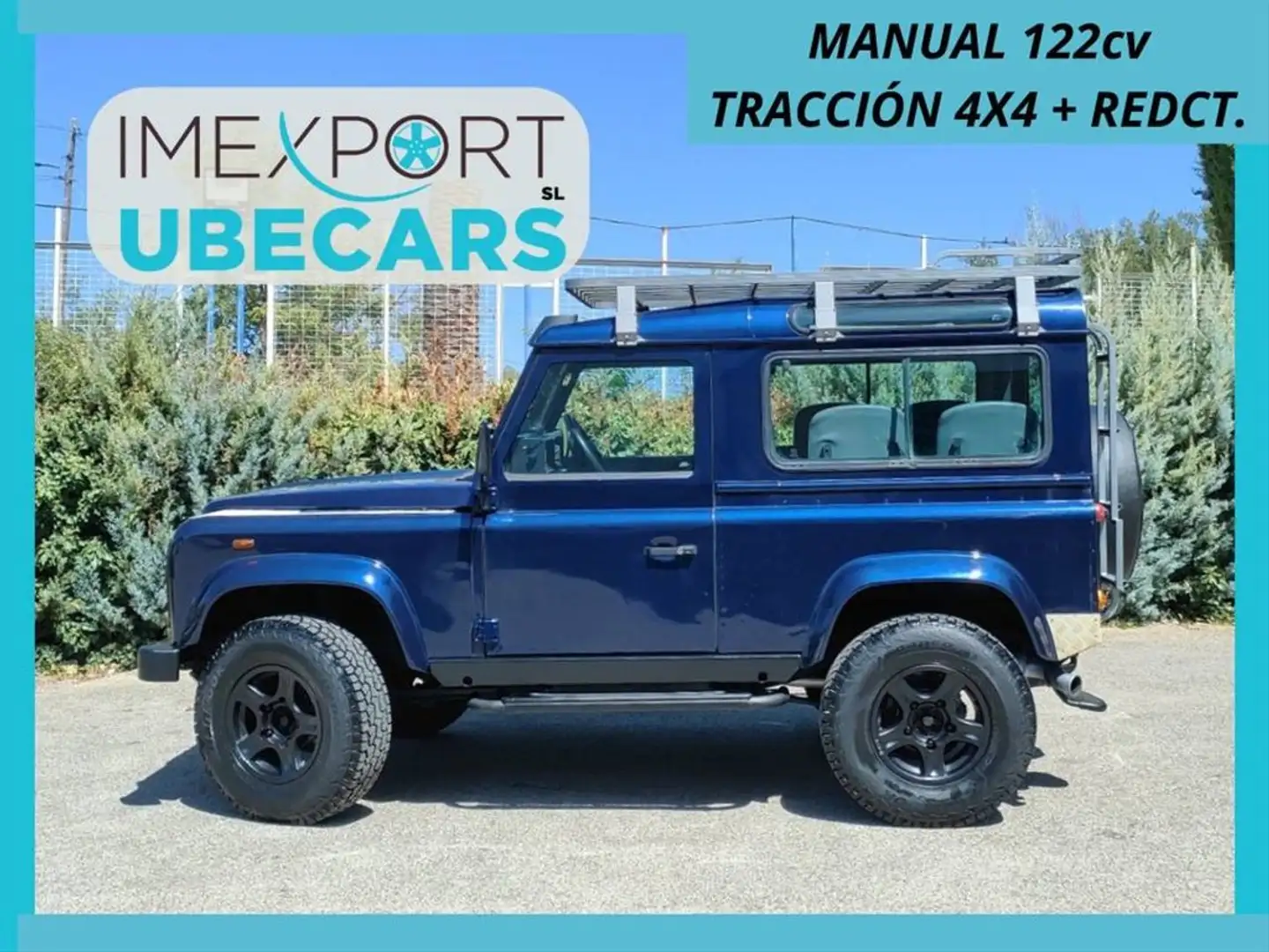 Land Rover Defender 90 2.5TD5 SW E Azul - 1
