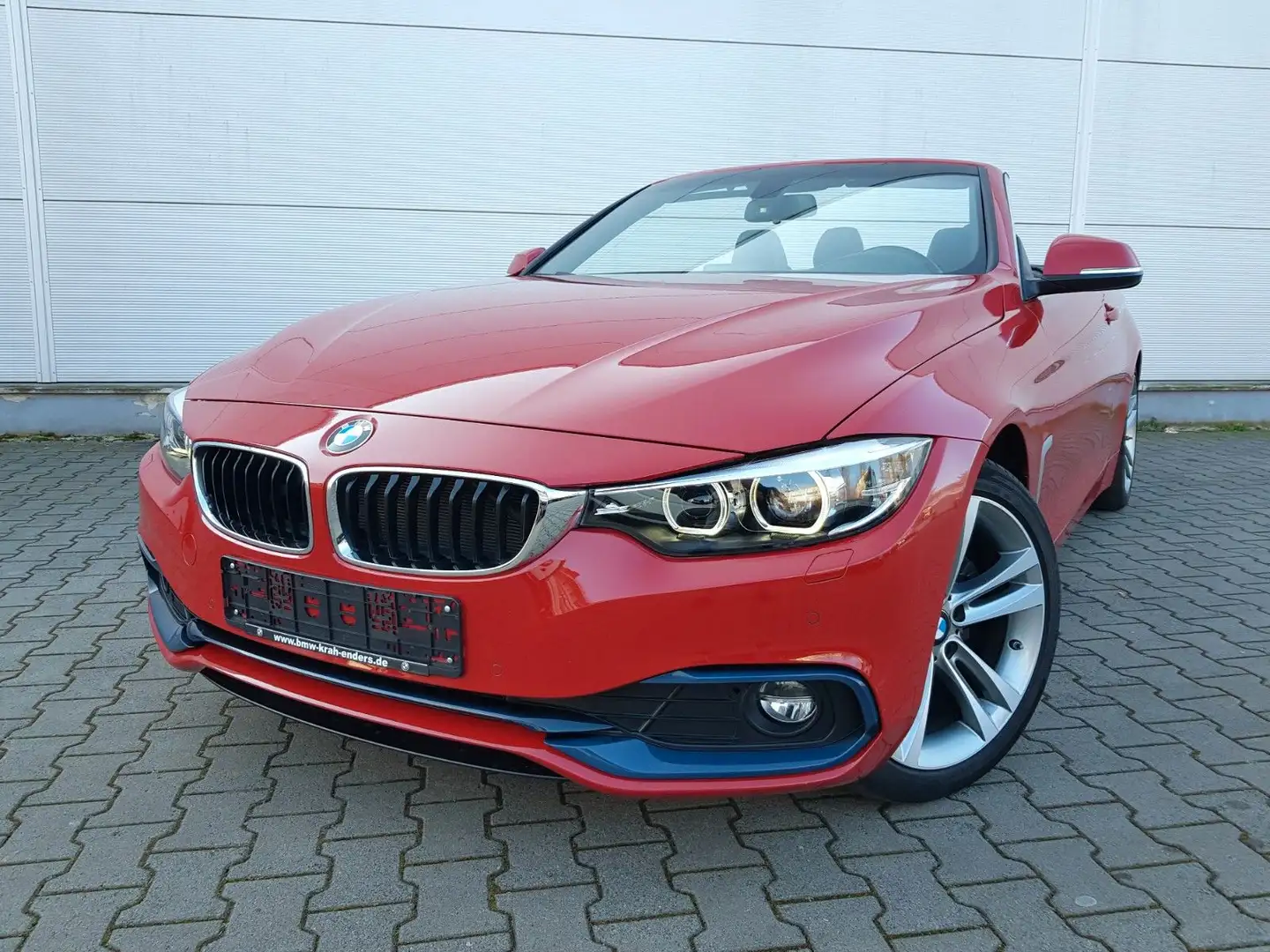 BMW 430 i Cabrio Sport Line Piros - 2