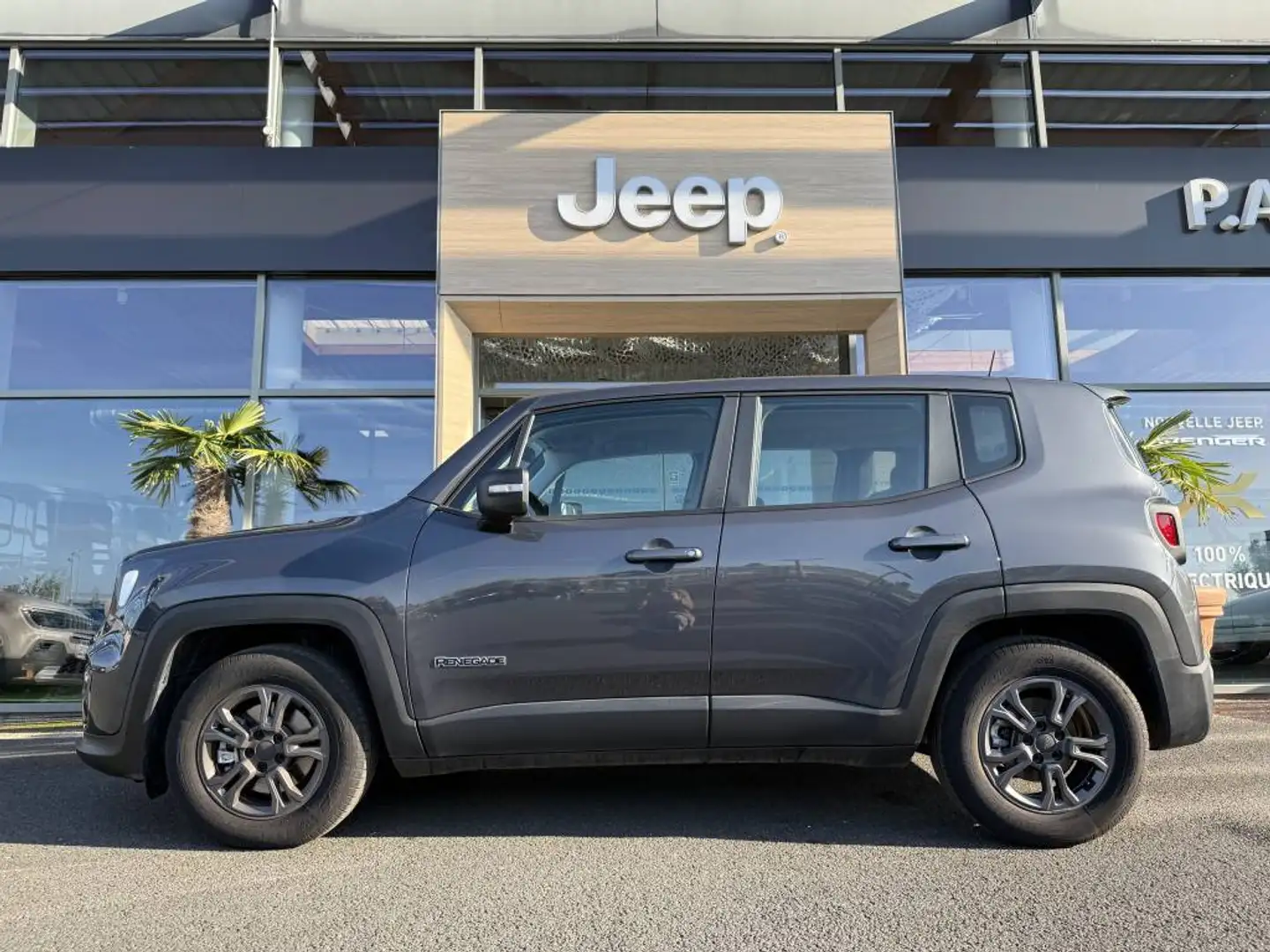 Jeep Renegade RENEGADE 1.5 T T4 130 CH BVR7 E-HYBRID LONGITUDE Gris - 2