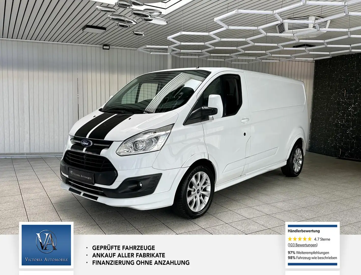 Ford Transit Custom Trend 1 Hand * Automatik* Rückfahrkamera* Weiß - 1